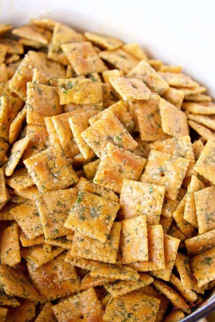 homemade ranch cheese crackers