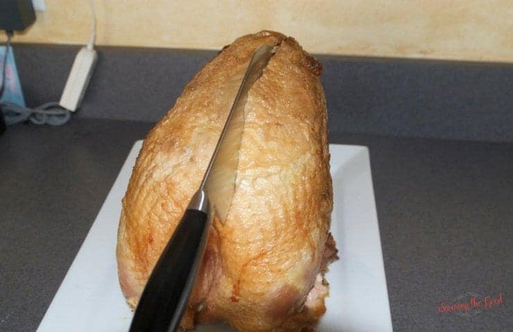 How To Carve A Turkey Breast {Picture Instructions} - Savoring The Good®