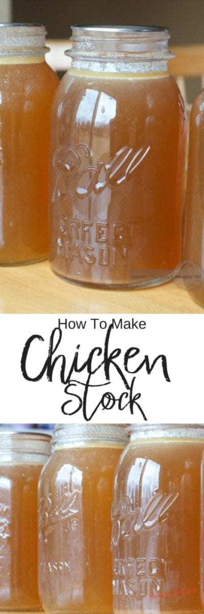 If you have ever wondered how to make homemade chicken stock I am here to show you how easy it is. Using a few simple ingredients such as a chicken carcass, carrots, celery, onions, bay leaves, garlic and peppercorns you are making homemade chicken stock. Let me show you how to make homemade chicken stock and then can it for future use.