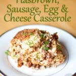 Crockpot Sausage Egg & Cheese Casserole from How I Pinch A Penny.com