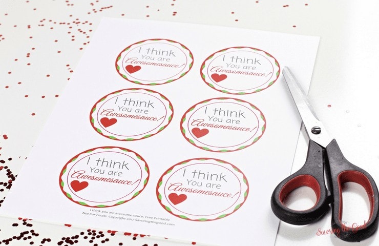 Free Printable Applesauce Valentine Allergy Friendly Nut Free Valentine