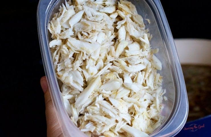 picked crab meat