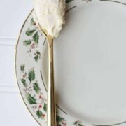 Homemade clotted cream is not out of reach in the US. Using non ultra-pasteurized heavy cream and a precision temperature you can achieve thick and creamy, delicious homemade clotted cream. This recipe is a sous vide clotted cream recipe but keep reading to learn how to make homemade clotted cream using the oven method. #sousvide #sousviderecipe #clottedcream #teatime 