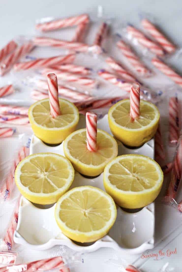 Lemon peppermint stick also known as Baltimore lemon stick or FlowerMart lemon peppermint stick. No matter what you call it, this soft peppermint stick and fresh lemon is the perfect balance of sweet, sour and sticky. Lemon peppermint stick is a Baltimore tradition that a must for summer fairs, fundraisers, backyard and block parties. #fundraiser #baltimore #lemonstick #lemonpeppermintstick #streetfood 