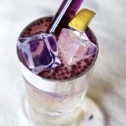 Inspired by the advanced technology of Wakanda and the flavors of the region of Uganda, my Black Panther Cocktail inspiration will have you toasting Wakanda Forever. The Black Panther cocktail introduces you to molecular gastronomy, a culinary technique the residence of Wakanda were sure to embrace. 