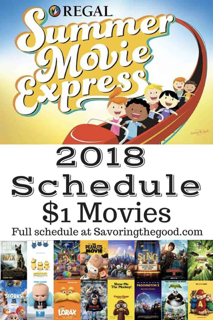 Regal Cinema's Summer Movie Express 2018 schedule is here and it is jammed packed with family favorite movies. Take a break from summer each Tuesday and Wednesday this summer at take in a 10 am movie at Regal Cinema for only $1. Admission to the Summer Movie Express is only $1. Tickets available for purchase at the box office and all movies start at 10:00 am. Each week both movies play on both days. 