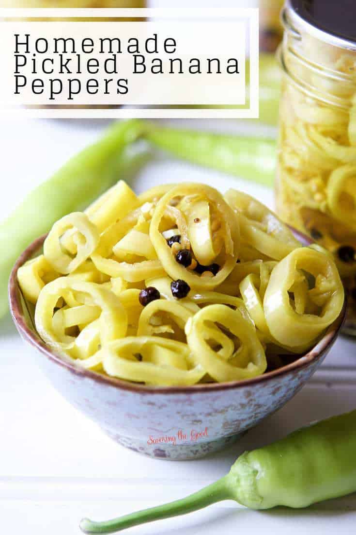 pickled banana peppers in a bowl
