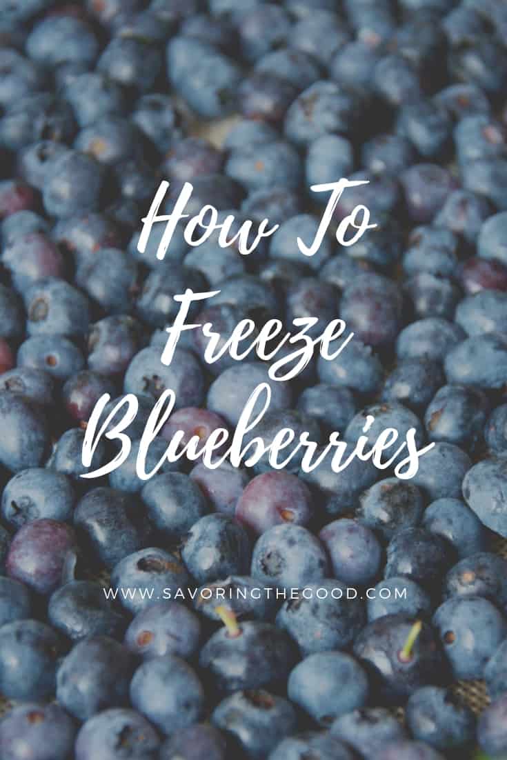 How To Freeze Blueberries graphic