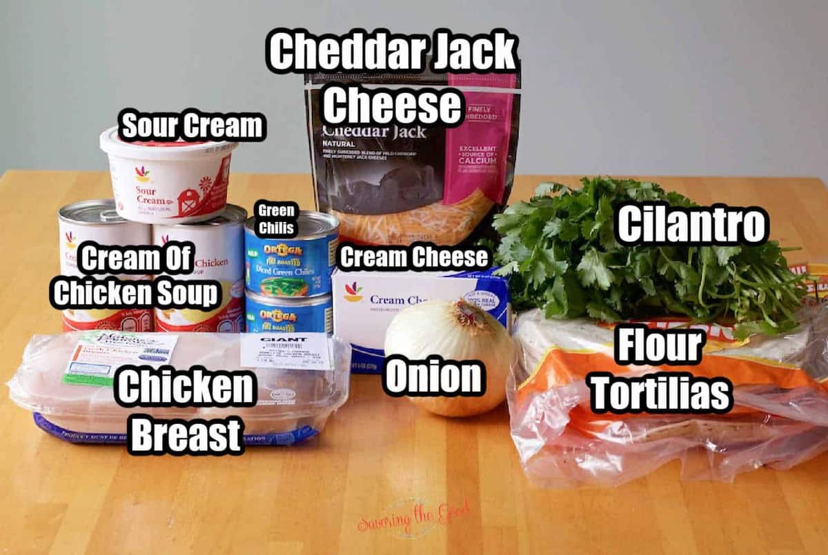 ingredients with text overlay
