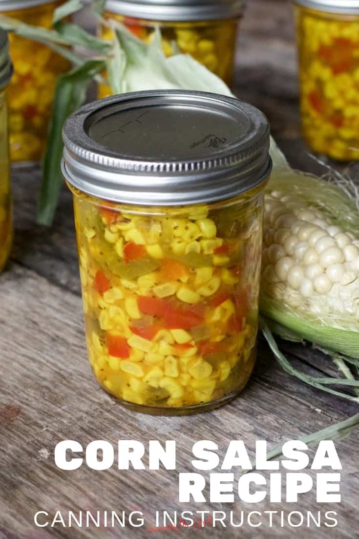 Corn relish recipe with canning instructions.