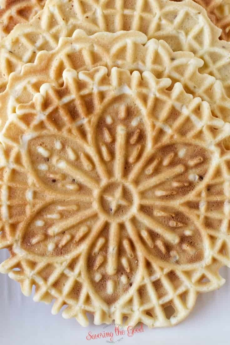 Anise Pizzelle Recipe | Classic Christmas Cookies | Savoring The Good®