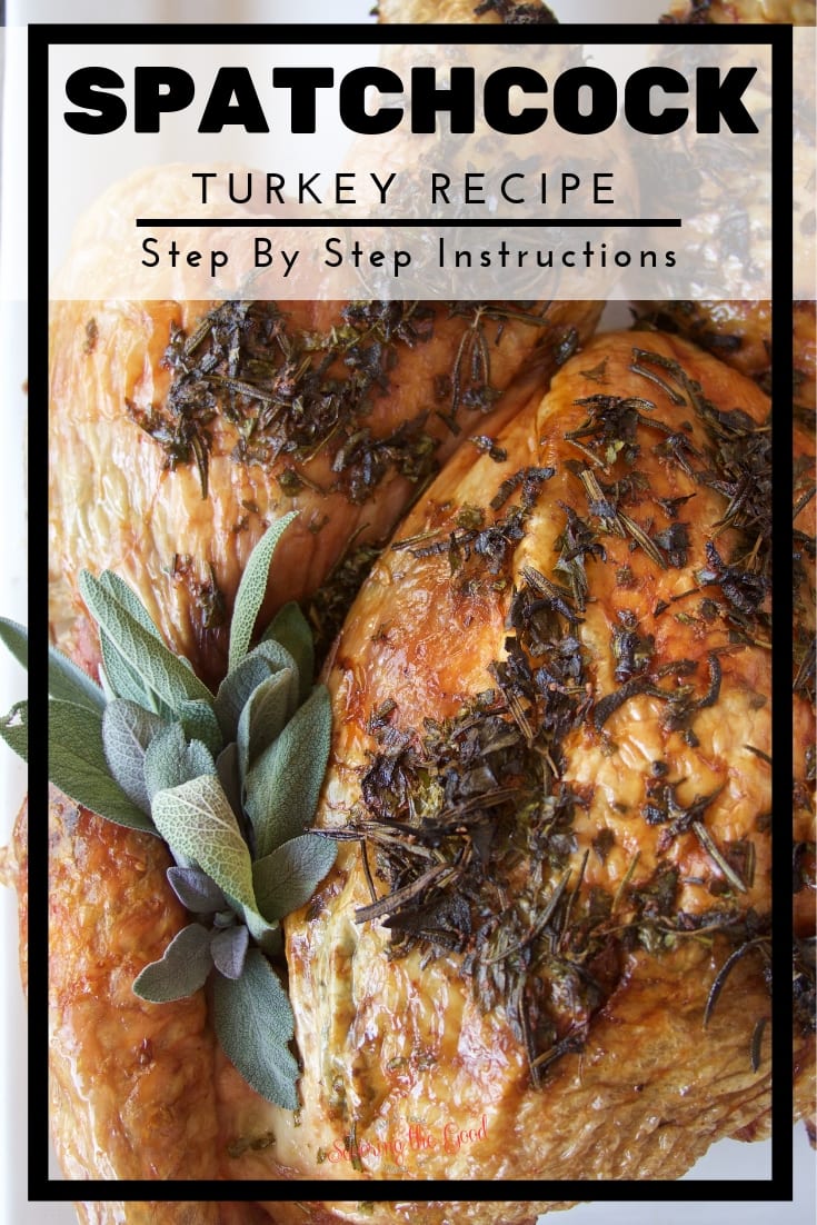 Spatchcock turkey recipe in easy steps.