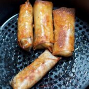 Air Fryer Philly Cheesesteak Egg Rolls Recipes square image