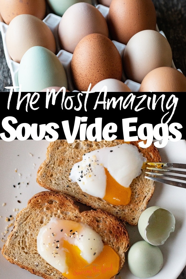 The most amazing sous vide poached eggs.