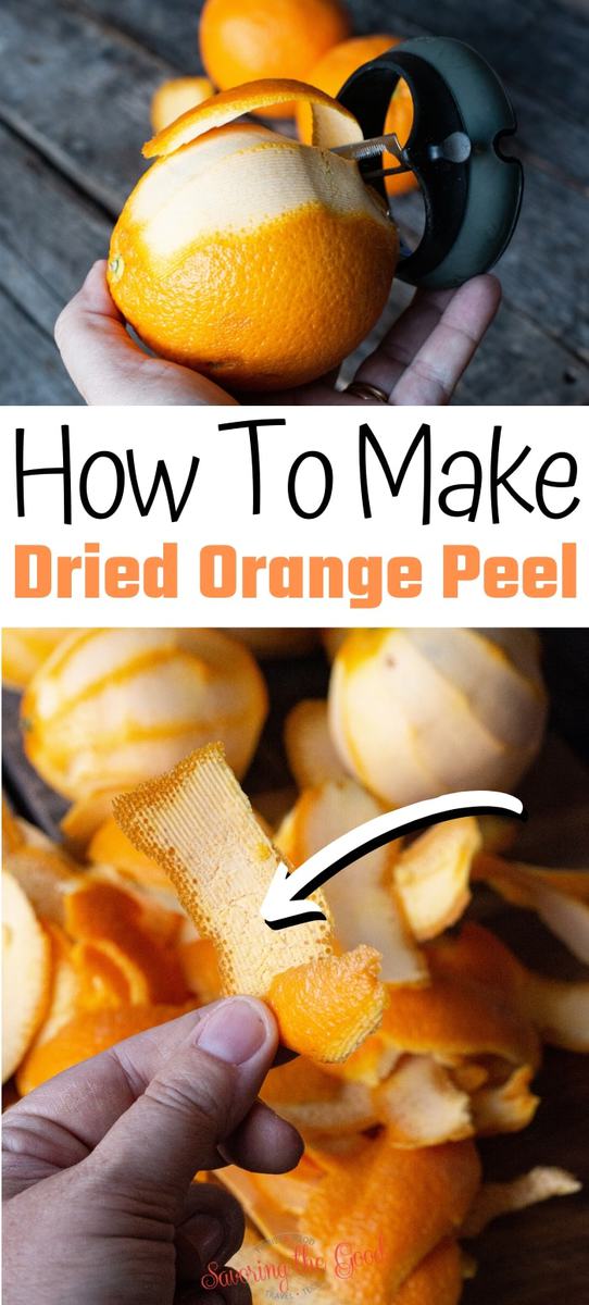 Learn the easy steps to make dried orange peel at home.
