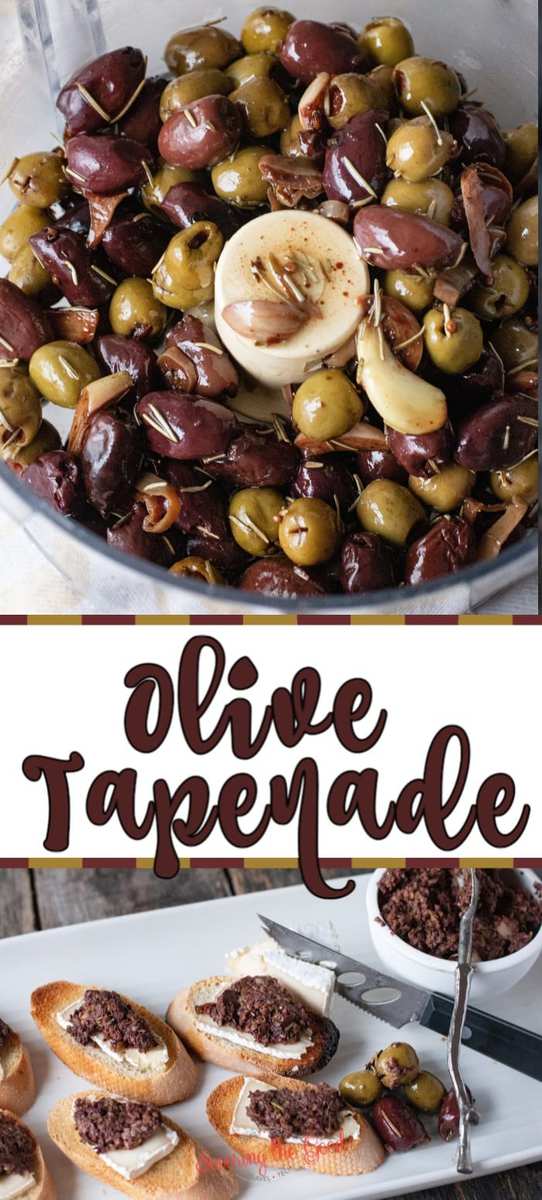 A delectable olive tapenade recipe on a plate
