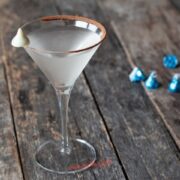 horizontal image of chocolate martini