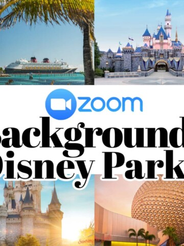 Disney Zoom Backgrounds 4 examples