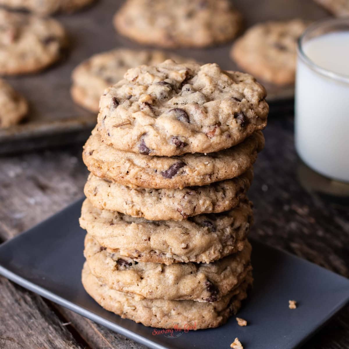 doubletree cookies in a stack