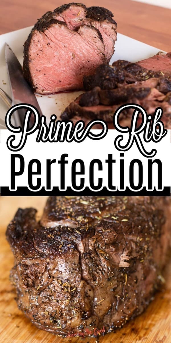 Sous Vide prime rib perfection on a cutting board.