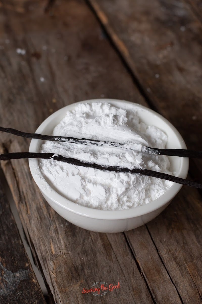 DIY starbucks vanilla bean powder ingredients