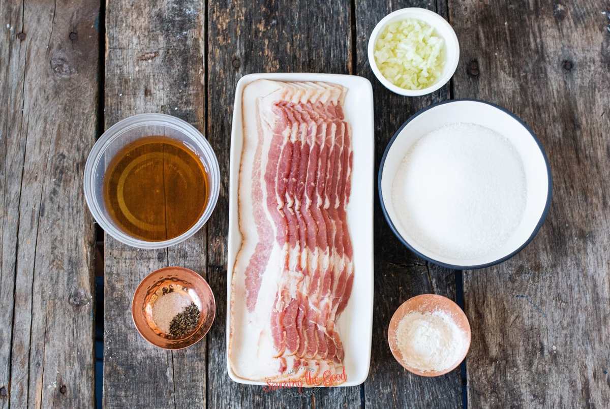 Hot Bacon Dressing ingredients