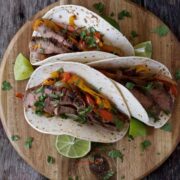 flank steak fajitas sous vide square