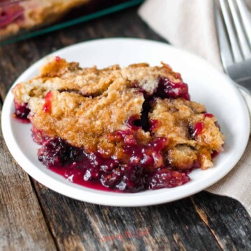 Blackberry Dump Cake square image