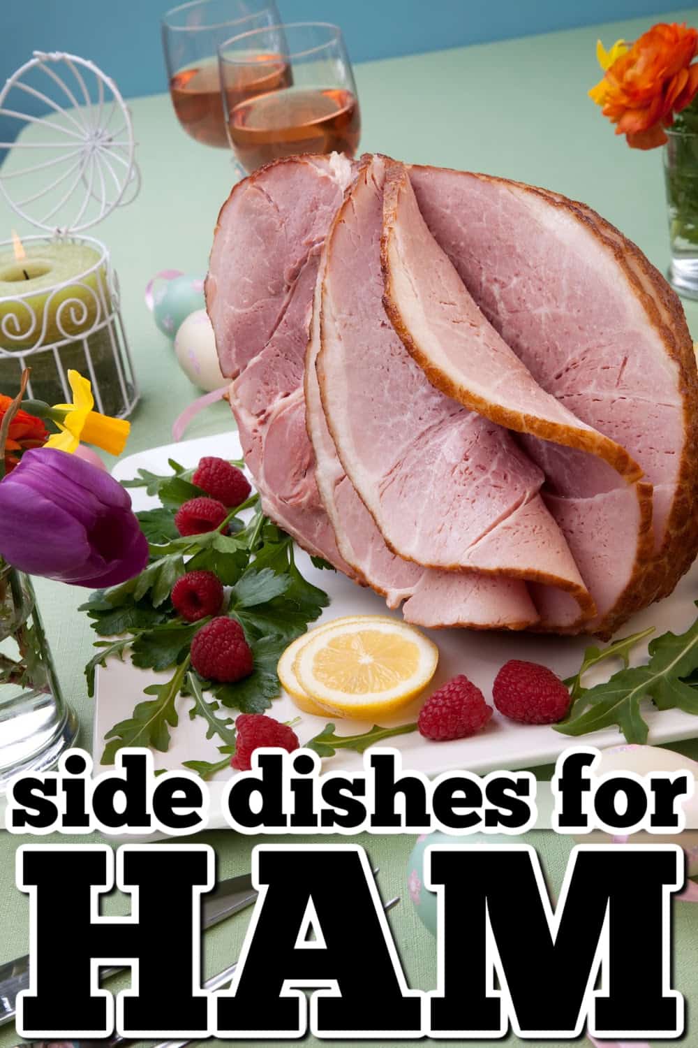 Side dishes for ham.pinterest image