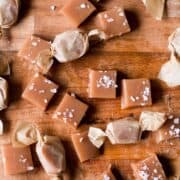 soft caramels, salted