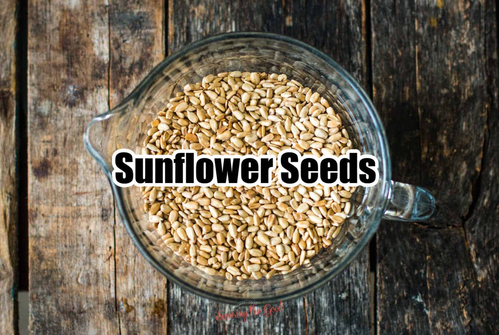 single ingredient to make Sunflower Butter