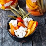 Sous Vide Pickled Vegetables.
