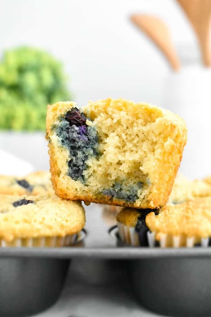 Keto Blueberry Muffins.