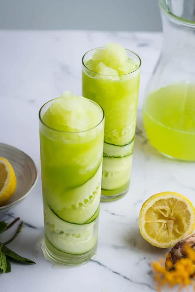 Spiked Cucumber Lemonade