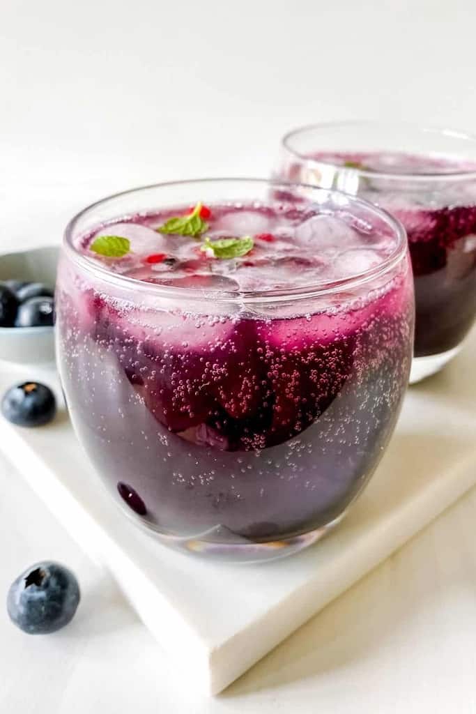 Blueberry Mocktails