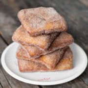 fastnachts on a white plate