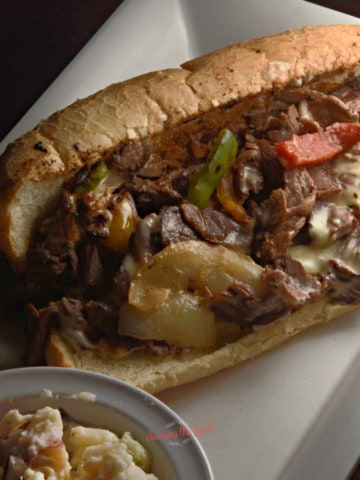 shaved steak recipes square image.