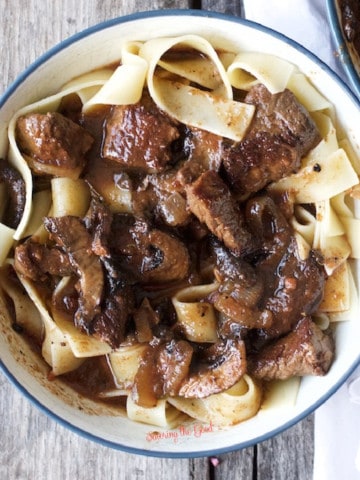 Sous Vide Beef Burgund.