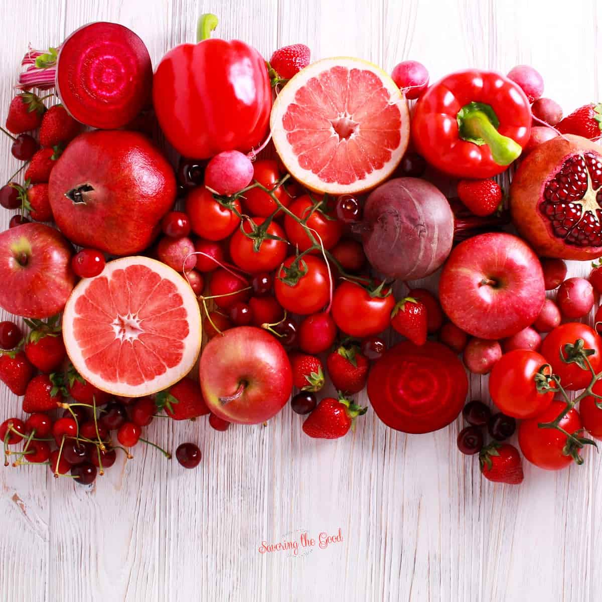 red fruits.