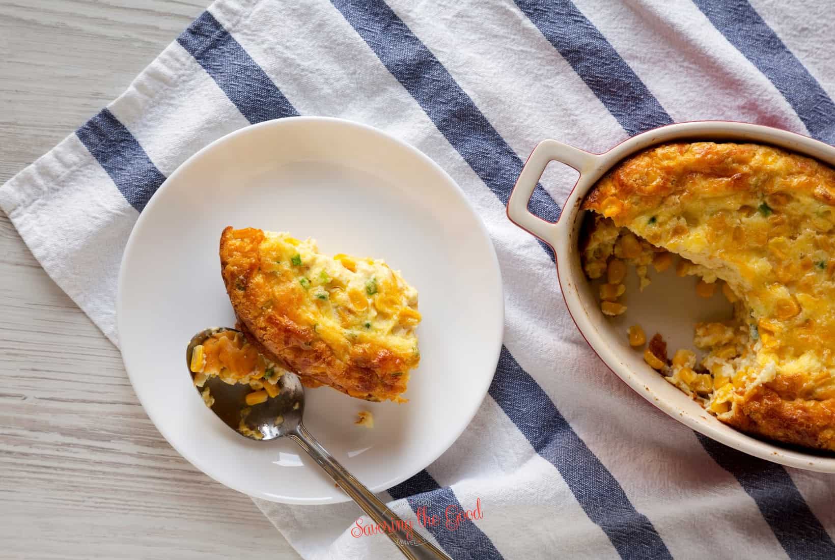 corn pudding.