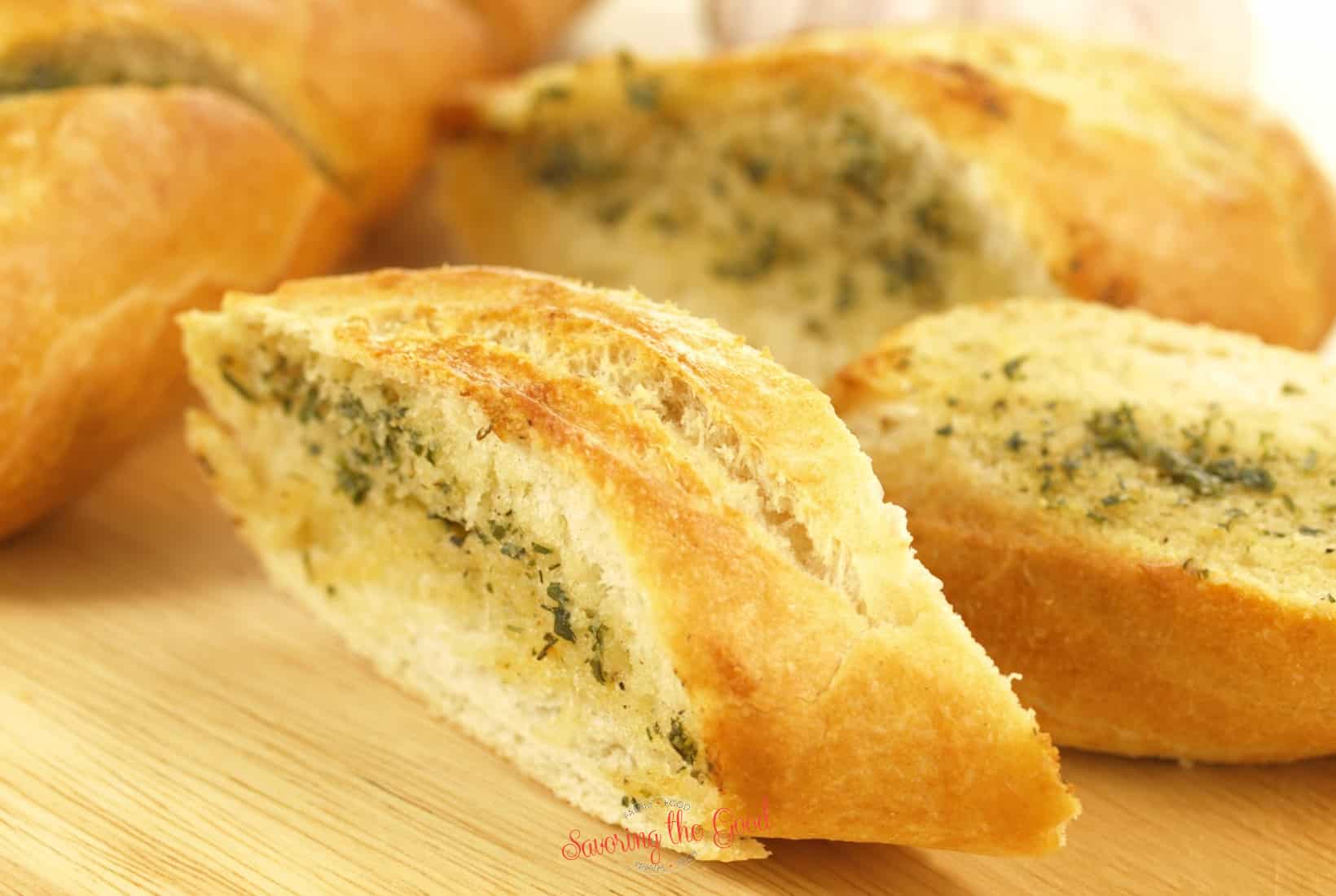 garlic bread.