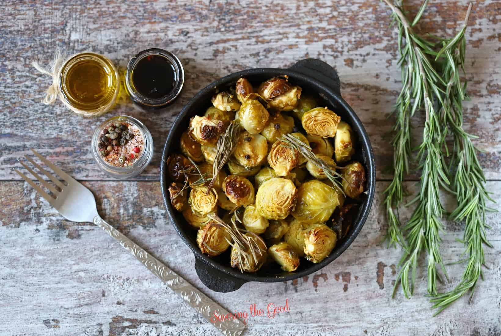 roasted brussels sprouts.