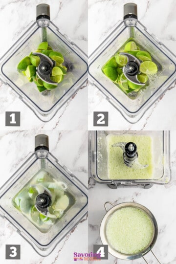 4 steps to make Brazilian Limeade