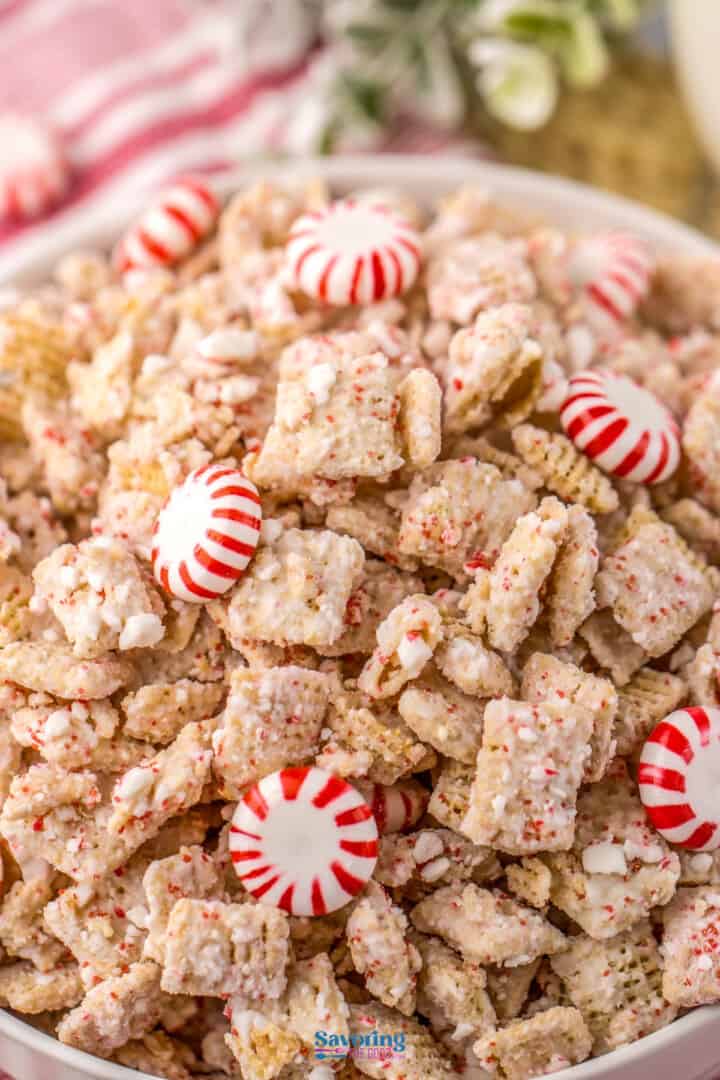 peppermint puppy chow.
