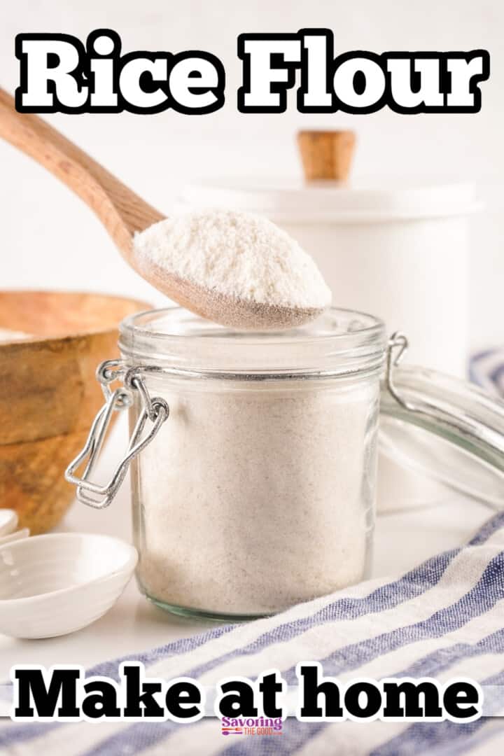 How to make rice flour at home.