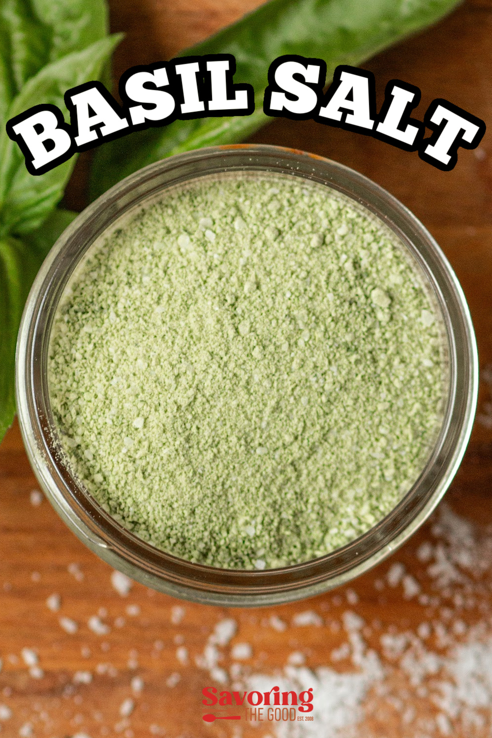 Basil Salt: Easy Homemade Recipe with Fresh Basil